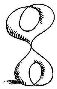 UNTIL EACH ARC SHRINKS TO A POINT, MAKING TWO TRIPLY-PUNCTURED SPHERES. 直至每个弧线都坍缩为一点，形成两个三穿孔球面。